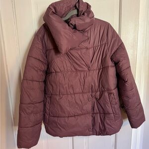 Banana Republic Mauve Puffer Coat